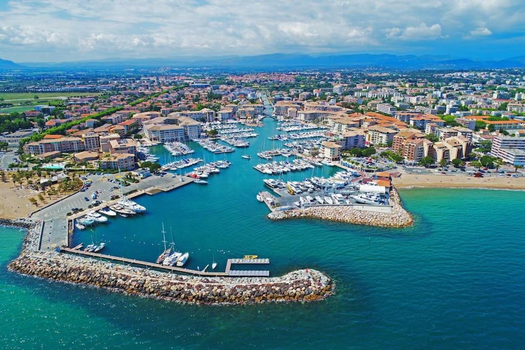 Port-Frejus, Le Paladien, Appartement 2 Pieces Climatise, Terrasse & Parking Kültér fotó