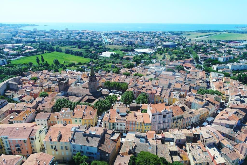 Port-Frejus, Le Paladien, Appartement 2 Pieces Climatise, Terrasse & Parking Kültér fotó