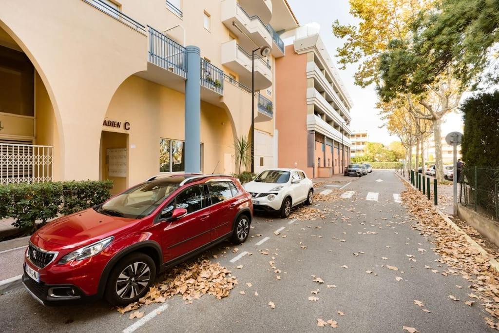 Port-Frejus, Le Paladien, Appartement 2 Pieces Climatise, Terrasse & Parking Kültér fotó